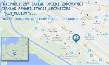 DZIAŁ (PRACOWNIA) FIZJOTERAPII - NIEPUBLICZNY ZAKŁAD OPIEKI ZDROWOTNEJ ZAKŁAD REHABILITACJI LECZNICZEJ "REH_MEDIUM"S.C. - UL. NAFTOWA 35,  SOSNOWIEC