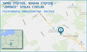 FIZJOTERAPIA AMBULATORYJNA - IWONA STĘPIEŃ, BOGDAN STĘPIEŃ - "ZDROWIE" SPÓŁKA CYWILNA - UL. SOBIESKIEGO 12,  KACZYCE
