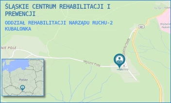 ODDZIAŁ REHABILITACJI NARZĄDU RUCHU-2 - ŚLĄSKIE CENTRUM REHABILITACJI I PREWENCJI - KUBALONKA 500,  KUBALONKA