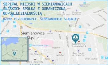 DZIAŁ FIZJOTERAPII - SZPITAL MIEJSKI W SIEMIANOWICACH ŚLĄSKICH SPÓŁKA Z OGRANICZONĄ ODPOWIEDZIALNOŚCIĄ - UL. 1 MAJA 9,  SIEMIANOWICE ŚLĄSKIE