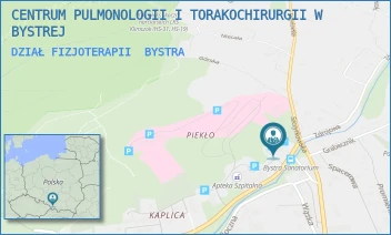 DZIAŁ FIZJOTERAPII - CENTRUM PULMONOLOGII I TORAKOCHIRURGII W BYSTREJ - UL. JULIANA FAŁATA 2,  BYSTRA