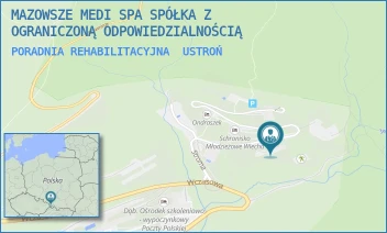 PORADNIA REHABILITACYJNA - MAZOWSZE MEDI SPA SPÓŁKA Z OGRANICZONĄ ODPOWIEDZIALNOŚCIĄ - UL. STROMA 6,  USTROŃ