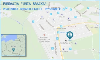 PRACOWNIA REHABILITACJI - FUNDACJA "UNIA BRACKA" - UL. EDMUNDA OSMAŃCZYKA 4,  MYSŁOWICE