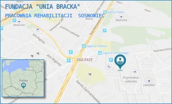 PRACOWNIA REHABILITACJI - FUNDACJA "UNIA BRACKA" - UL. ROMANA DMOWSKIEGO 6A,  SOSNOWIEC