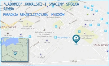 PORADNIA REHABILITACYJNA - "LABOMED" KOWALSKI I SMACZNY SPÓŁKA JAWNA - WYSZYŃSKIEGO 31,  MYSZKÓW