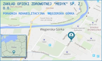 PORADNIA REHABILITACYJNA - ZAKŁAD OPIEKI ZDROWOTNEJ "MEDYK" SP. Z O.O. - UL. KOŚCIUSZKI 12/8A,  WĘGIERSKA GÓRKA