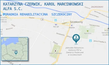 PORADNIA REHABILITACYJNA - ALFA CZERWIK MARCINKOWSKI SPÓŁKA KOMANDYTOWA - AL. JANA PAWŁA II 6,  SZCZEKOCINY