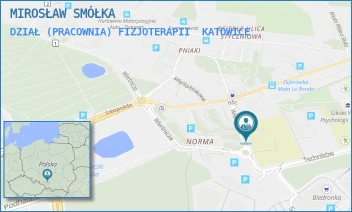 DZIAŁ (PRACOWNIA) FIZJOTERAPII - MIROSŁAW SMÓŁKA - UL. WIERTNICZA 3,  KATOWICE