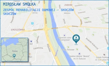 ZESPÓŁ REHABILITACJI DOMOWEJ - SKOCZÓW - MIROSŁAW SMÓŁKA - UL. GÓRECKA 6A,  SKOCZÓW