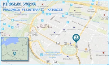 PRACOWNIA FIZJOTERAPII - MIROSŁAW SMÓŁKA - UL. SOKOLSKA 3,  KATOWICE