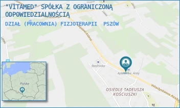 DZIAŁ (PRACOWNIA) FIZJOTERAPII - "VITAMED" SPÓŁKA Z OGRANICZONĄ ODPOWIEDZIALNOŚCIĄ - UL. WŁADYSŁAWA ANDERSA 22,  PSZÓW