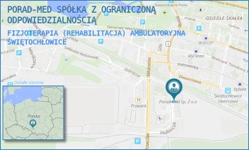 FIZJOTERAPIA (REHABILITACJA) AMBULATORYJNA - PORAD-MED SPÓŁKA Z OGRANICZONĄ ODPOWIEDZIALNOŚCIĄ - UL. HUTNICZA 8,  ŚWIĘTOCHŁOWICE