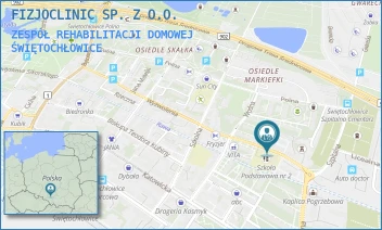 ZESPÓŁ REHABILITACJI DOMOWEJ - FIZJOCLINIC SP. Z O.O. - UL. WYZWOLENIA 73,  ŚWIĘTOCHŁOWICE