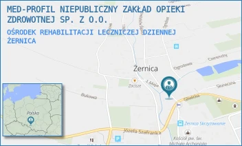 OŚRODEK REHABILITACJI LECZNICZEJ DZIENNEJ - MED-PROFIL NIEPUBLICZNY ZAKŁAD OPIEKI ZDROWOTNEJ SP. Z O.O. - UL. POWSTAŃCÓW ŚLĄSKICH 2,  ŻERNICA