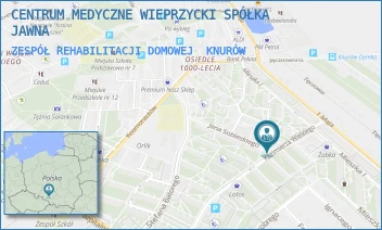 ZESPÓŁ REHABILITACJI DOMOWEJ - CENTRUM MEDYCZNE WIEPRZYCKI SPÓŁKA JAWNA - UL. KAZIMIERZA WIELKIEGO 13,  KNURÓW