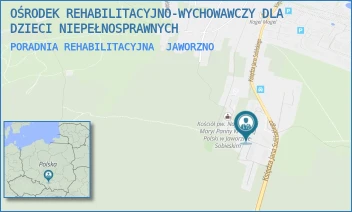PORADNIA REHABILITACYJNA - OŚRODEK REHABILITACYJNO-WYCHOWAWCZY DLA DZIECI NIEPEŁNOSPRAWNYCH - UL. KS.J.SULIŃSKIEGO 41,  JAWORZNO