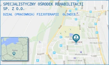 DZIAŁ (PRACOWNIA) FIZJOTERAPII - SPECJALISTYCZNY OŚRODEK REHABILITACJI SP. Z O.O. - UL. MEWY 34,  GLIWICE