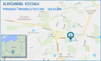 PORADNIA REHABILITACYJNA - ALEKSANDRA KISIAŁA - UL. 1 MAJA 10,  GOLESZÓW