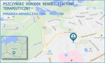 PORADNIA REHABILITACYJNA - PSZCZYŃSKI OŚRODEK REHABILITACYJNO - TERAPEUTYCZNY - UL. ANTESA 1,  PSZCZYNA