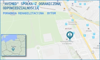 PORADNIA REHABILITACYJNA - "AVIMED" SPÓŁKA Z OGRANICZONĄ ODPOWIEDZIALNOŚCIĄ - PL. ŻEROMSKIEGO 1,  BYTOM