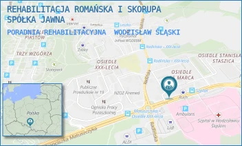 PORADNIA REHABILITACYJNA - REHABILITACJA ROMAŃSKA I SKORUPA SPÓŁKA JAWNA - UL. 26 MARCA 164,  WODZISŁAW ŚLĄSKI