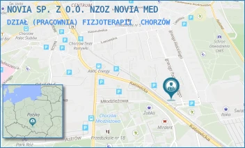 DZIAŁ (PRACOWNIA) FIZJOTERAPII - NOVIA SP. Z O.O. NZOZ NOVIA MED - UL. IGNACEGO PADEREWSKIEGO 34,  CHORZÓW
