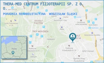 PORADNIA REHABILITACYJNA - THERA-MED CENTRUM FIZJOTERAPII SP. Z O. O. - UL. OS. XXX-LECIA PRL 62,  WODZISŁAW ŚLĄSKI