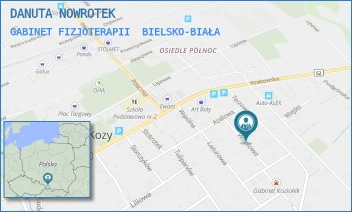 GABINET FIZJOTERAPII - DANUTA NOWROTEK - UL. WIŚNIOWA 7,  BIELSKO-BIAŁA