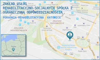 PORADNIA REHABILITACYJNA - ZAKŁAD USŁUG REHABILITACYJNO-SOCJALNYCH SPÓŁKA Z OGRANICZONĄ ODPOWIEDZIALNOŚCIĄ - GLIWICKA 2,  KATOWICE
