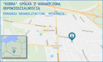 PORADNIA REHABILITACYJNA - "KOBRA" SPÓŁKA Z OGRANICZONĄ ODPOWIEDZIALNOŚCIĄ - UL. CHRZANOWSKA 10,  MYSŁOWICE