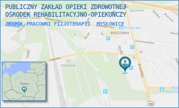 ZESPÓŁ PRACOWNI FIZJOTERAPII - PUBLICZNY ZAKŁAD OPIEKI ZDROWOTNEJ OŚRODEK REHABILITACYJNO-OPIEKUŃCZY - UL. LARYSKA 7,  MYSŁOWICE