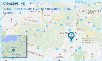 DZIAŁ FIZJOTERAPII AMBULATORYJNEJ - SZPAKMED SP. Z O.O. - UL. PODLAS 34,  RUDA ŚLĄSKA