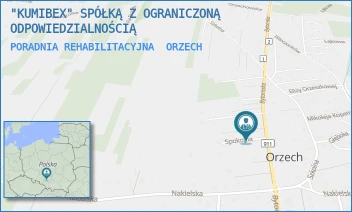 PORADNIA REHABILITACYJNA - "KUMIBEX" SPÓŁKĄ Z OGRANICZONĄ ODPOWIEDZIALNOŚCIĄ - UL. BYTOMSKA 42,  ORZECH