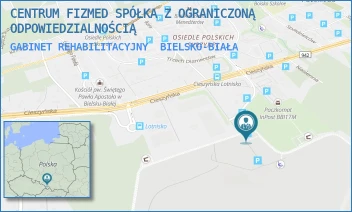 GABINET REHABILITACYJNY - CENTRUM FIZMED SPÓŁKA Z OGRANICZONĄ ODPOWIEDZIALNOŚCIĄ - UL. CIESZYŃSKA 317,  BIELSKO-BIAŁA