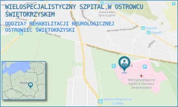 ODDZIA? REHABILITACJI NEUROLOGICZNEJ - WIELOSPECJALISTYCZNY SZPITAL W OSTROWCU ŚWIĘTOKRZYSKIM - SZYMANOWSKIEGO 11,  OSTROWIEC ŚWIĘTOKRZYSKI