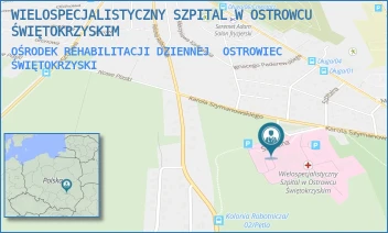 OŚRODEK REHABILITACJI DZIENNEJ - WIELOSPECJALISTYCZNY SZPITAL W OSTROWCU ŚWIĘTOKRZYSKIM - SZYMANOWSKIEGO 11,  OSTROWIEC ŚWIĘTOKRZYSKI