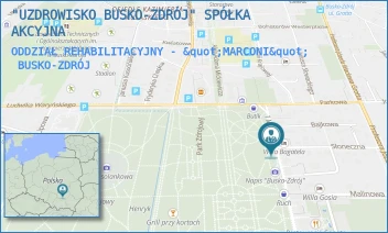 ODDZIAŁ REHABILITACYJNY - "MARCONI" - "UZDROWISKO BUSKO-ZDRÓJ" SPÓŁKA AKCYJNA - 1 MAJA 10,  BUSKO-ZDRÓJ