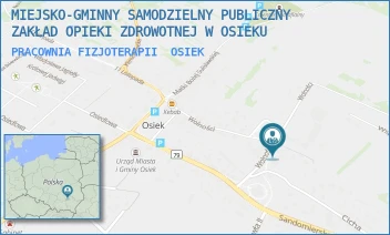 PRACOWNIA FIZJOTERAPII - MIEJSKO-GMINNY SAMODZIELNY PUBLICZNY ZAKŁAD OPIEKI ZDROWOTNEJ W OSIEKU - WOLNOŚCI 18A,  OSIEK