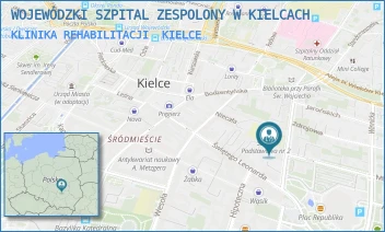 KLINIKA REHABILITACJI - WOJEWÓDZKI SZPITAL ZESPOLONY W KIELCACH - KOŚCIUSZKI 3,  KIELCE
