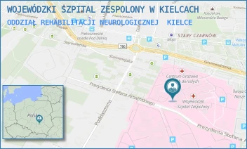 ODDZIAŁ REHABILITACJI NEUROLOGICZNEJ - WOJEWÓDZKI SZPITAL ZESPOLONY W KIELCACH - GRUNWALDZKA 45,  KIELCE
