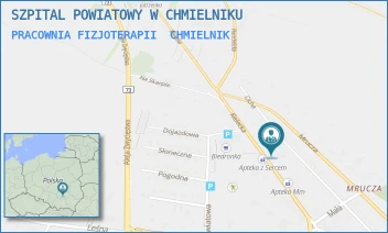PRACOWNIA FIZJOTERAPII - SZPITAL POWIATOWY W CHMIELNIKU - KIELECKA 18,  CHMIELNIK