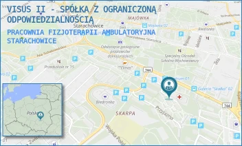 PRACOWNIA FIZJOTERAPII AMBULATORYJNA - VISUS II - SPÓŁKA Z OGRANICZONĄ ODPOWIEDZIALNOŚCIĄ - MEDYCZNA 3,  STARACHOWICE