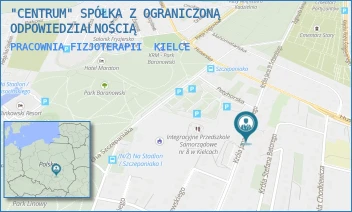 PRACOWNIA FIZJOTERAPII - "CENTRUM" SPÓŁKA Z OGRANICZONĄ ODPOWIEDZIALNOŚCIĄ - SOBIESKIEGO 27/1,  KIELCE