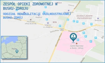 ODDZIAŁ REHABILITACJI OGÓLNOUSTROJOWEJ - ZESPÓŁ OPIEKI ZDROWOTNEJ W BUSKU-ZDROJU - BOHATERÓW WARSZAWY 67,  BUSKO-ZDRÓJ
