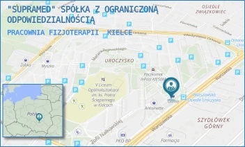 PRACOWNIA FIZJOTERAPII - "SUPRAMED" SPÓŁKA Z OGRANICZONĄ ODPOWIEDZIALNOŚCIĄ - WARSZAWSKA 151,  KIELCE