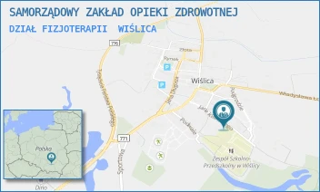 DZIAŁ FIZJOTERAPII - SAMORZĄDOWY ZAKŁAD OPIEKI ZDROWOTNEJ - KILIŃSKIEGO 19,  WIŚLICA