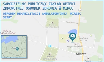 OŚRODEK REHABILITACJI AMBULATORYJNEJ - SAMODZIELNY PUBLICZNY ZAKŁAD OPIEKI ZDROWOTNEJ OŚRODEK ZDROWIA W MIRCU - 10,  MIRZEC STARY
