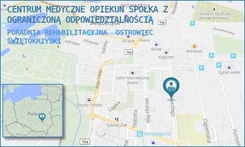 PORADNIA REHABILITACYJNA - CENTRUM MEDYCZNE OPIEKUN SPÓŁKA Z OGRANICZONĄ ODPOWIEDZIALNOŚCIĄ - JULIUSZA SŁOWACKIEGO 60,  OSTROWIEC ŚWIĘTOKRZYSKI