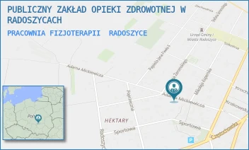PRACOWNIA FIZJOTERAPII - PUBLICZNY ZAKŁAD OPIEKI ZDROWOTNEJ W RADOSZYCACH - MICKIEWICZA 5,  RADOSZYCE