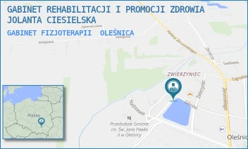 GABINET FIZJOTERAPII - GABINET REHABILITACJI I PROMOCJI ZDROWIA JOLANTA CIESIELSKA - NADSTAWIE 28,  OLEŚNICA